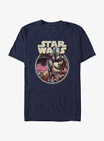 Star Wars The Mandalorian Grogu & Din Djarin T-Shirt