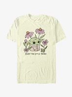 Star Wars The Mandalorian Grogu Enjoy Little Things T-Shirt