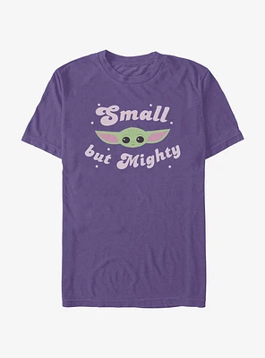 Star Wars The Mandalorian Small But Mighty Grogu Extra Soft T-Shirt
