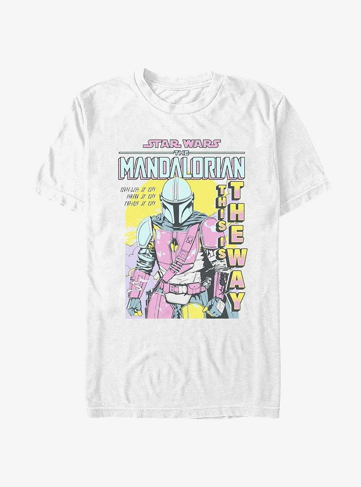 Star Wars The Mandalorian Pop Art Poster T-Shirt