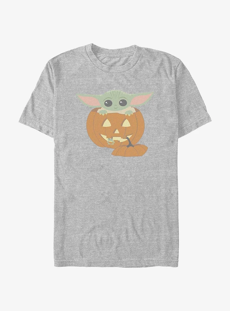 Star Wars The Mandalorian Grogu Pumpkin Kid T-Shirt