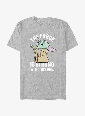 Star Wars The Mandalorian Strong With Grogu T-Shirt