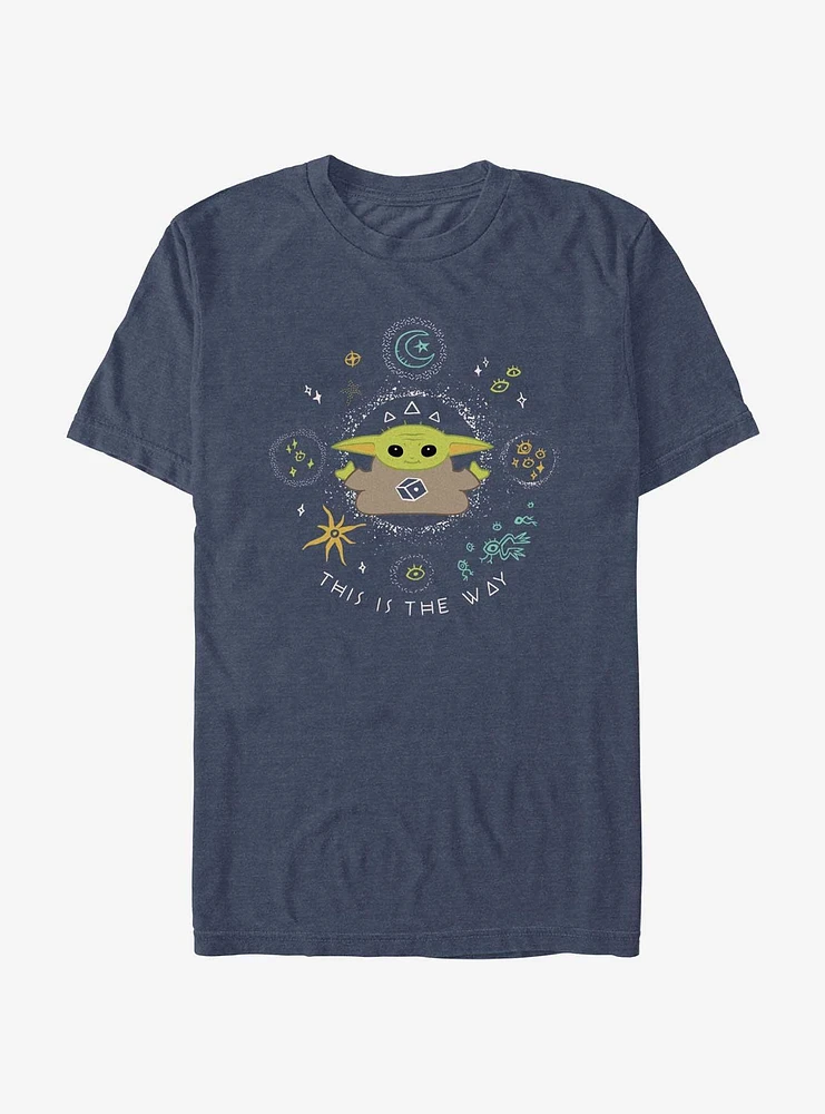 Star Wars The Mandalorian Sw Grogu Doodle T-Shirt