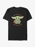 Star Wars The Mandalorian Halloween Force Boo With You Grogu T-Shirt