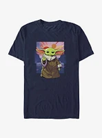 Star Wars The Mandalorian Grogu Scene T-Shirt