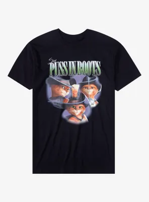 Puss Boots Retro Portrait T-Shirt - BoxLunch Exclusive