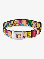 Disney Beauty And The Beast Be Our Guest Scenes Seatbelt Buckle Dog Collar