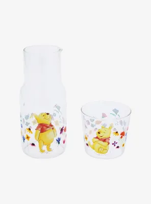 Disney Winnie the Pooh Floral Carafe with Cup