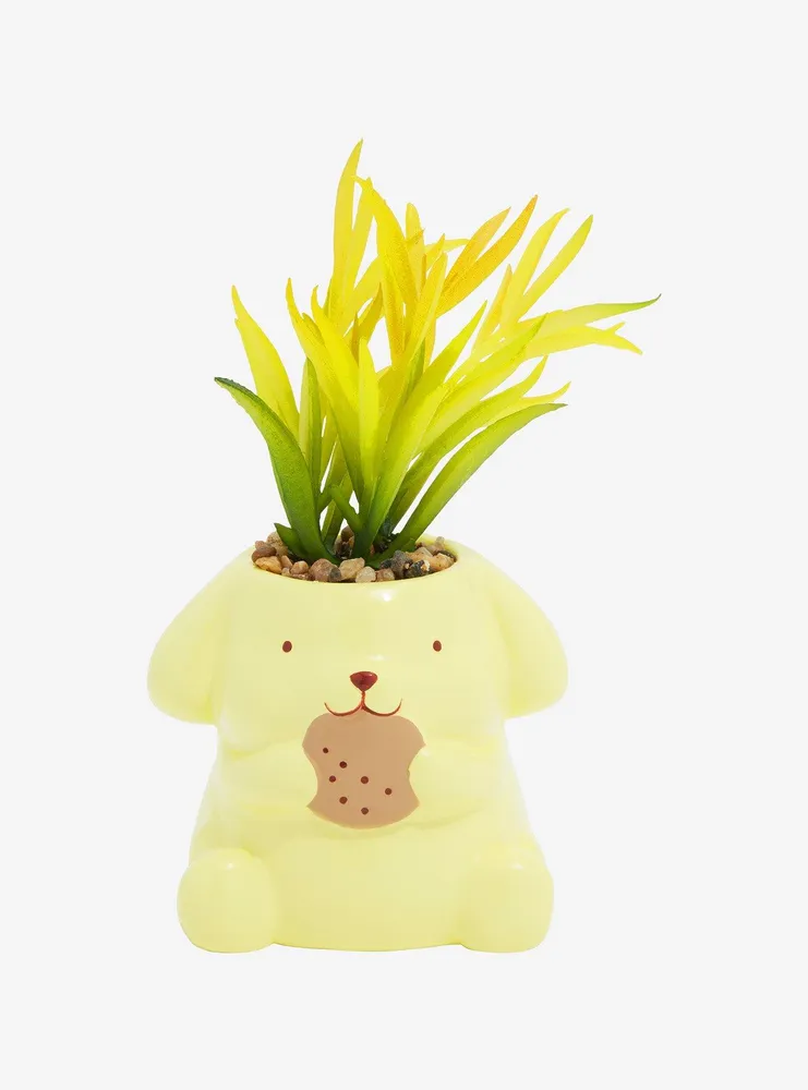 Sanrio Pompompurin Faux Succulent Planter