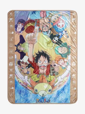 One Piece Group Portrait Throw - BoxLunch Exclusive