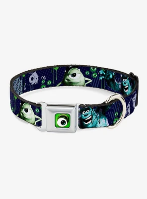 Disney Pixar Monsters University Sully Mike Poses Grrrrr Seatbelt Buckle Dog Collar