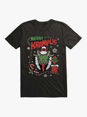 Merry Krampus Dead Inside T-Shirt