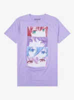 Senpai Squad Anime Eyes Stacked T-Shirt