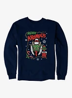 Merry Krampus Dead Inside Sweatshirt