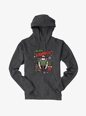 Merry Krampus Dead Inside Hoodie