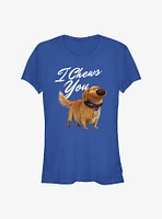 Disney Pixar Up Dug I Chews You Girls T-Shirt