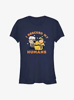 Disney Pixar Up I Rescued My Humans Girls T-Shirt