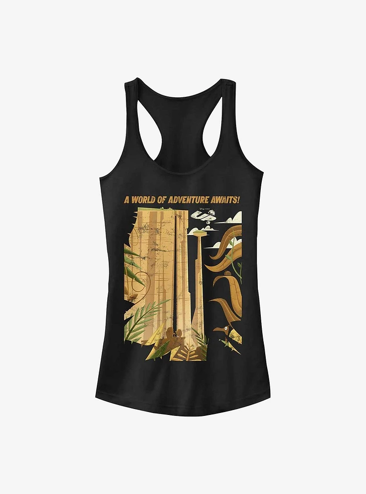 Disney Pixar Up Adventure Awaits Poster Girls Tank