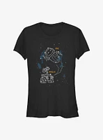 Disney Pixar Wall-E Constellations Girls T-Shirt
