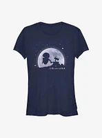 Disney Pixar Wall-E Moonlit Lovers and Eve Girls T-Shirt