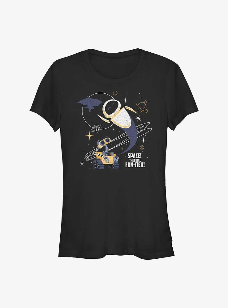 Disney Pixar Wall-E Retro Space Fun-tier Girls T-Shirt