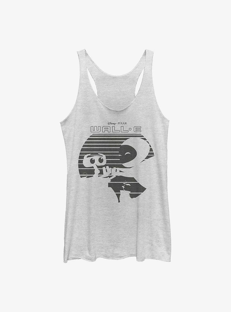 Disney Pixar Wall-E Eve and Silhouettes Girls Tank