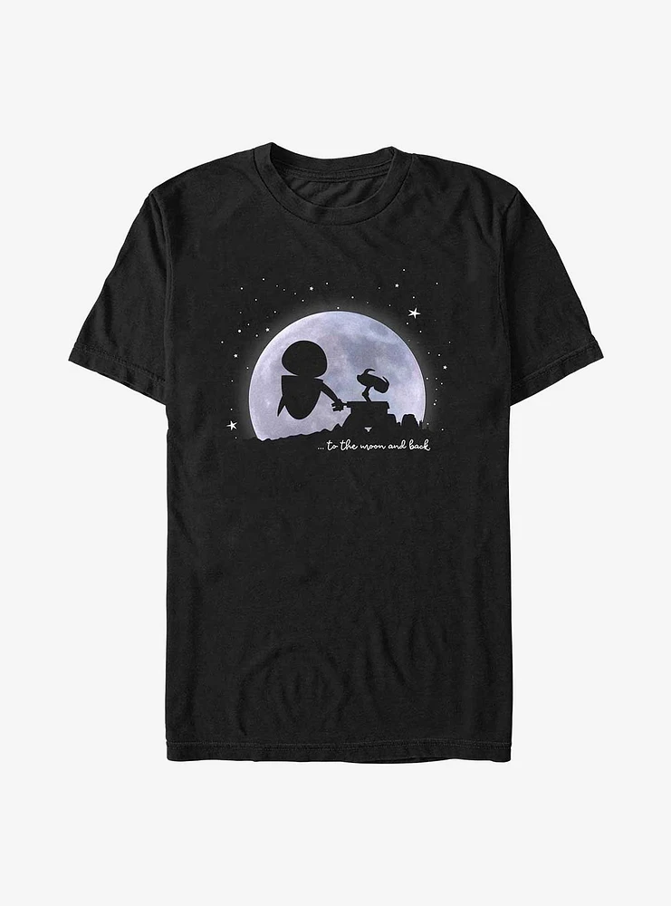 Disney Pixar Wall-E Moonlit Lovers and Eve T-Shirt