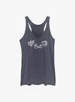 Kingdom Hearts Cave Drawing Girls Tank