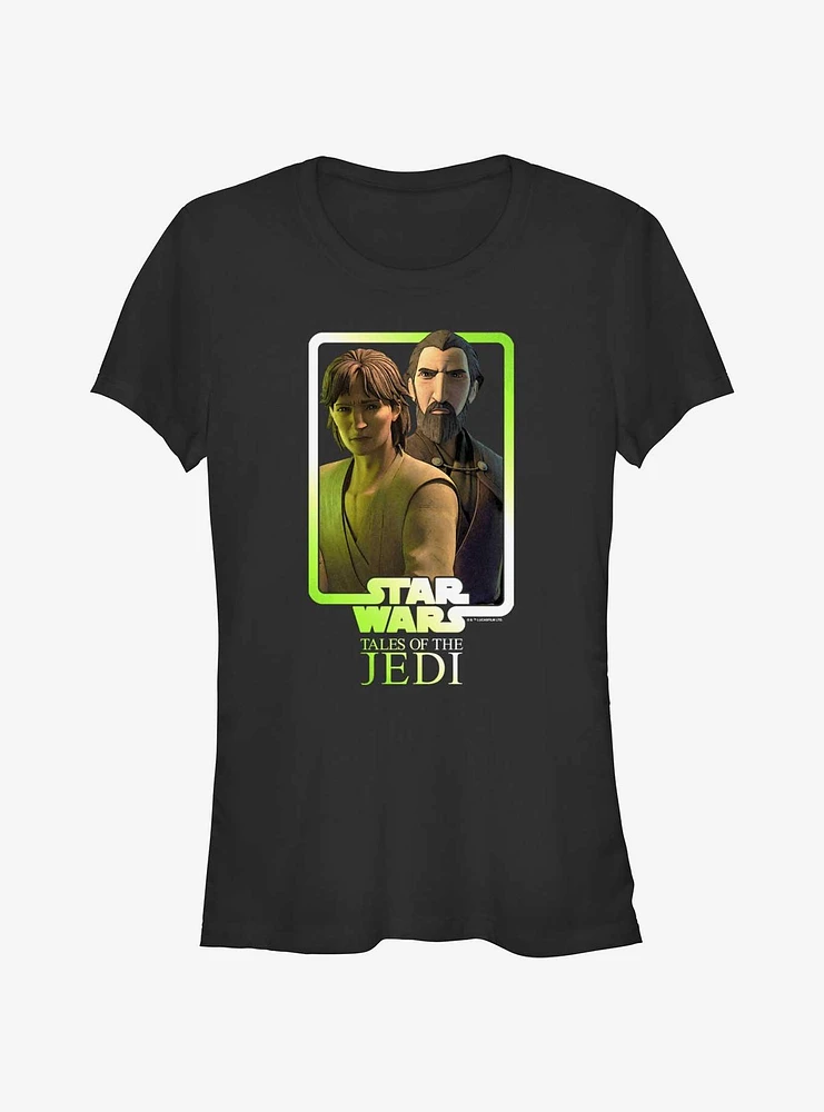 Star Wars: Tales of the Jedi Master and Apprentice Count Dooku Qui-Gon Jinn Girls T-Shirt