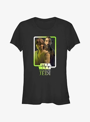 Star Wars: Tales of the Jedi Master and Apprentice Count Dooku Qui-Gon Jinn Girls T-Shirt