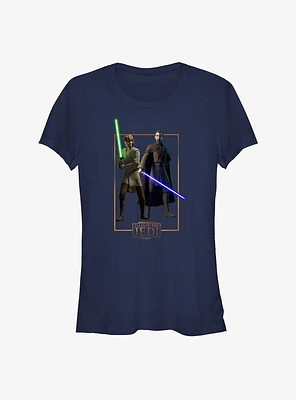 Star Wars: Tales of the Jedi Count Dooku and Qui-Gon Jinn Girls T-Shirt