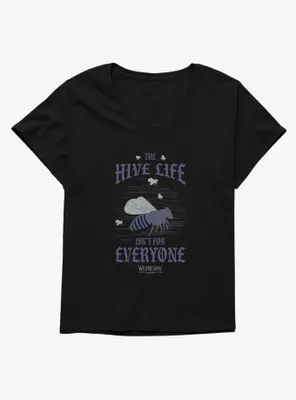 Wednesday The Hive Life Isn't For Everyone Womens T-Shirt Plus