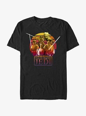 Star Wars: Tales of the Jedi Sunset Group T-Shirt