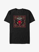 Stranger Things Hellfire Club Pattern T-Shirt