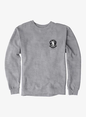 Wednesday Nevermore Academy Crest Sweatshirt
