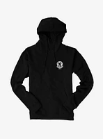 Wednesday Nevermore Academy Crest Hoodie