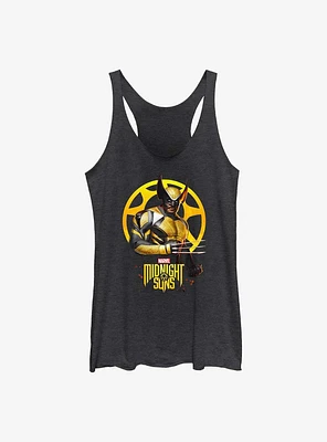 Marvel Midnight Suns Wolverine Logo Girls Tank