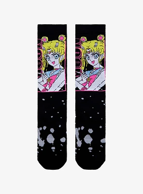 Sailor Moon Crystal Tie-Dye Crew Socks