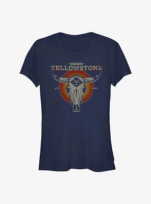 Yellowstone Skull Icon Girls T-Shirt