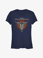 Yellowstone Skull Icon Girls T-Shirt