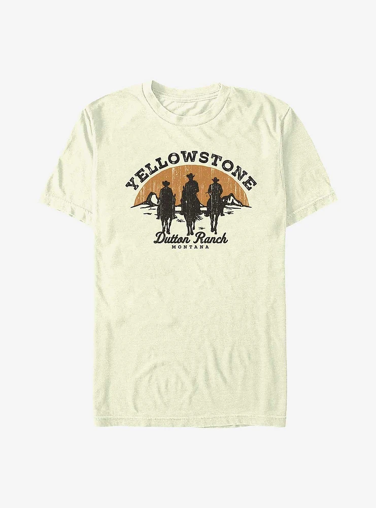 Yellowstone Riding Into The Sunset T-Shirt