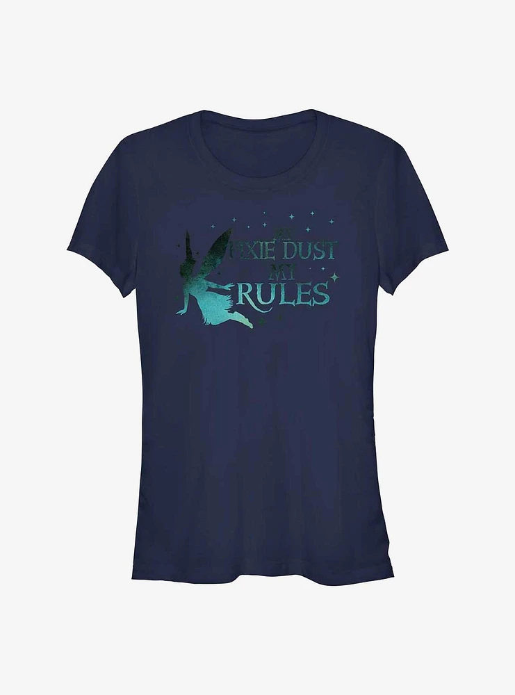 Disney Peter Pan & Wendy Tinker Bell My Pixie Dust Rules Girls T-Shirt