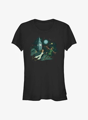 Disney Peter Pan & Wendy Soaring Through London Girls T-Shirt