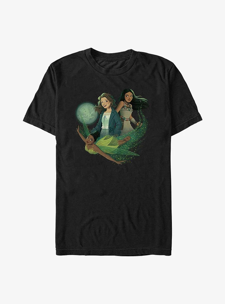 Disney Peter Pan & Wendy Tinker Bell, Wendy, Tiger Lily T-Shirt