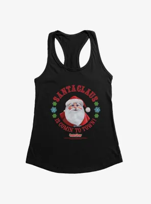 Santa Claus Is Comin' To Town! Womens Tank Top
