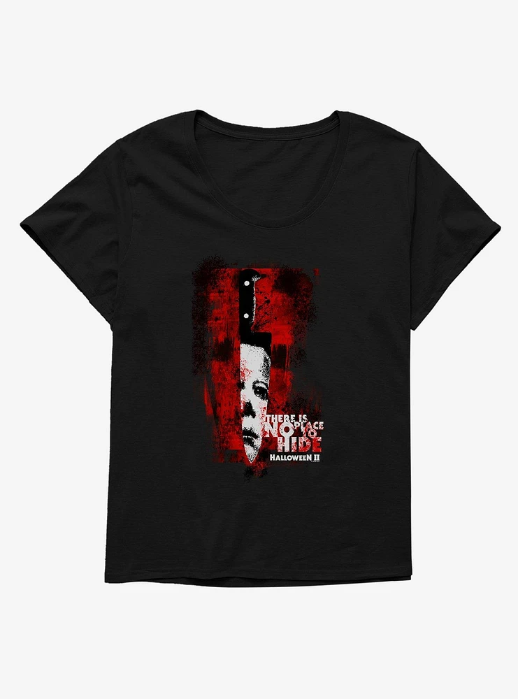 Halloween II There Is No Place To Hide Girls T-Shirt Plus