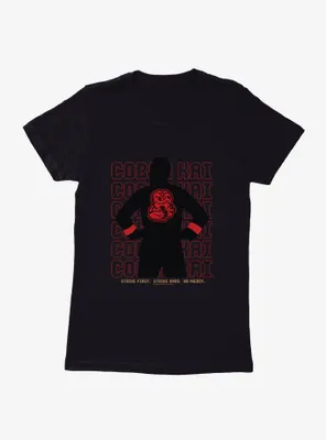 Cobra Kai Gi Silhouette Womens T-Shirt