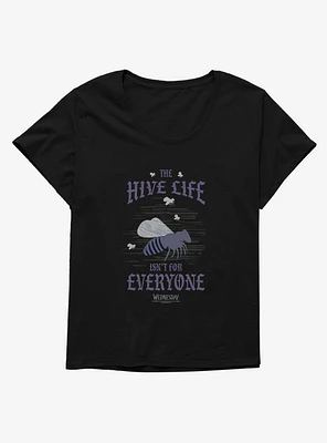 Wednesday The Hive Life Isn't For Everyone Girls T-Shirt Plus