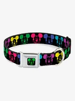 Disney Mickey Mouse Expressions Seatbelt Buckle Dog Collar