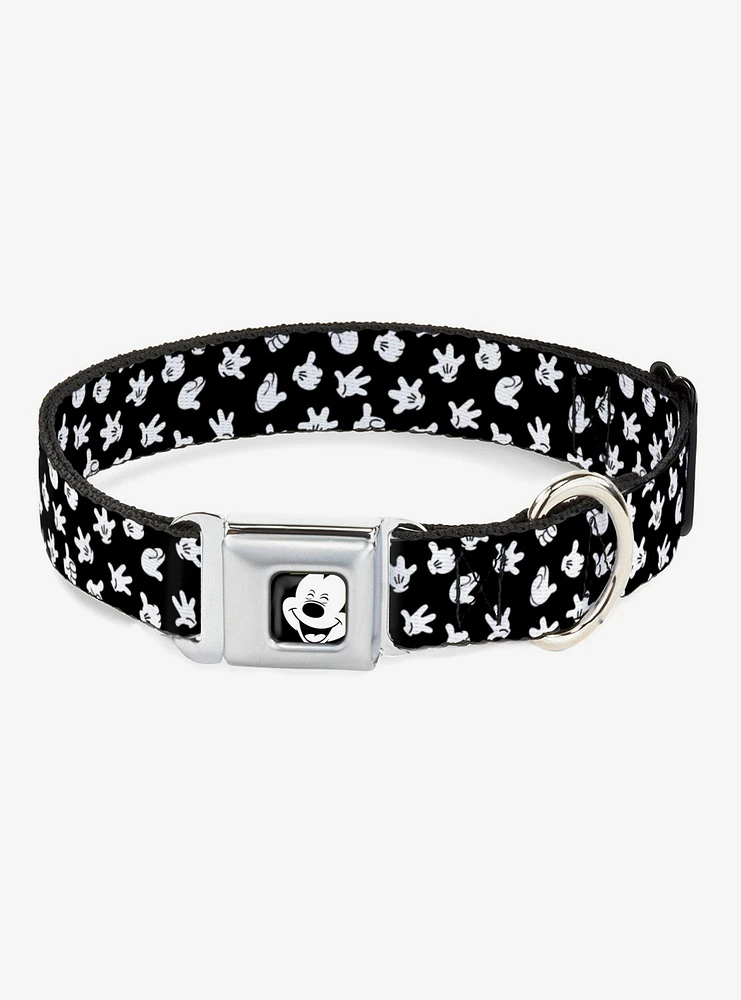 Disney Mickey Mouse Hand Gestures Seatbelt Buckle Dog Collar